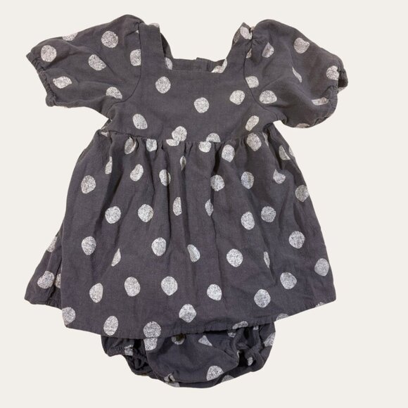 Rylee + Cru dots dress and bloomer set size 12-18 months - Picture 2 of 2